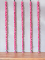 60" Long Artificial Flower Lari, Set of 5 Festive Decor La Vie Bien 60" Long Artificial Flower Lari, Set of 5