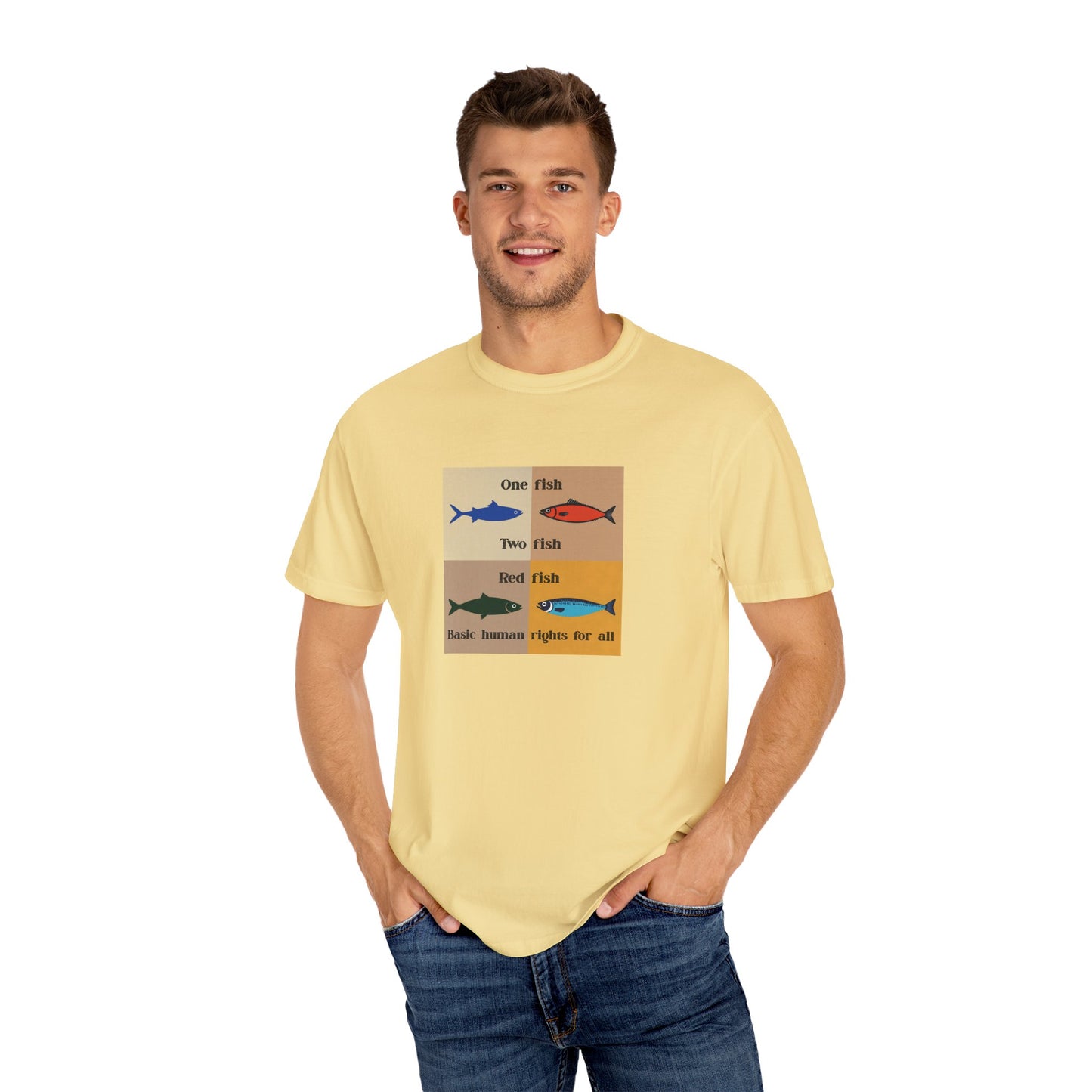 One Fish two fish human rights for all T-shirt