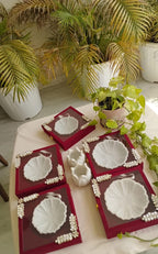6 Inch Marble Urli with Adorned Velvet Box