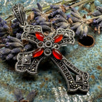 Fidelity Large Celtic Cross Necklace in Sterling Silver