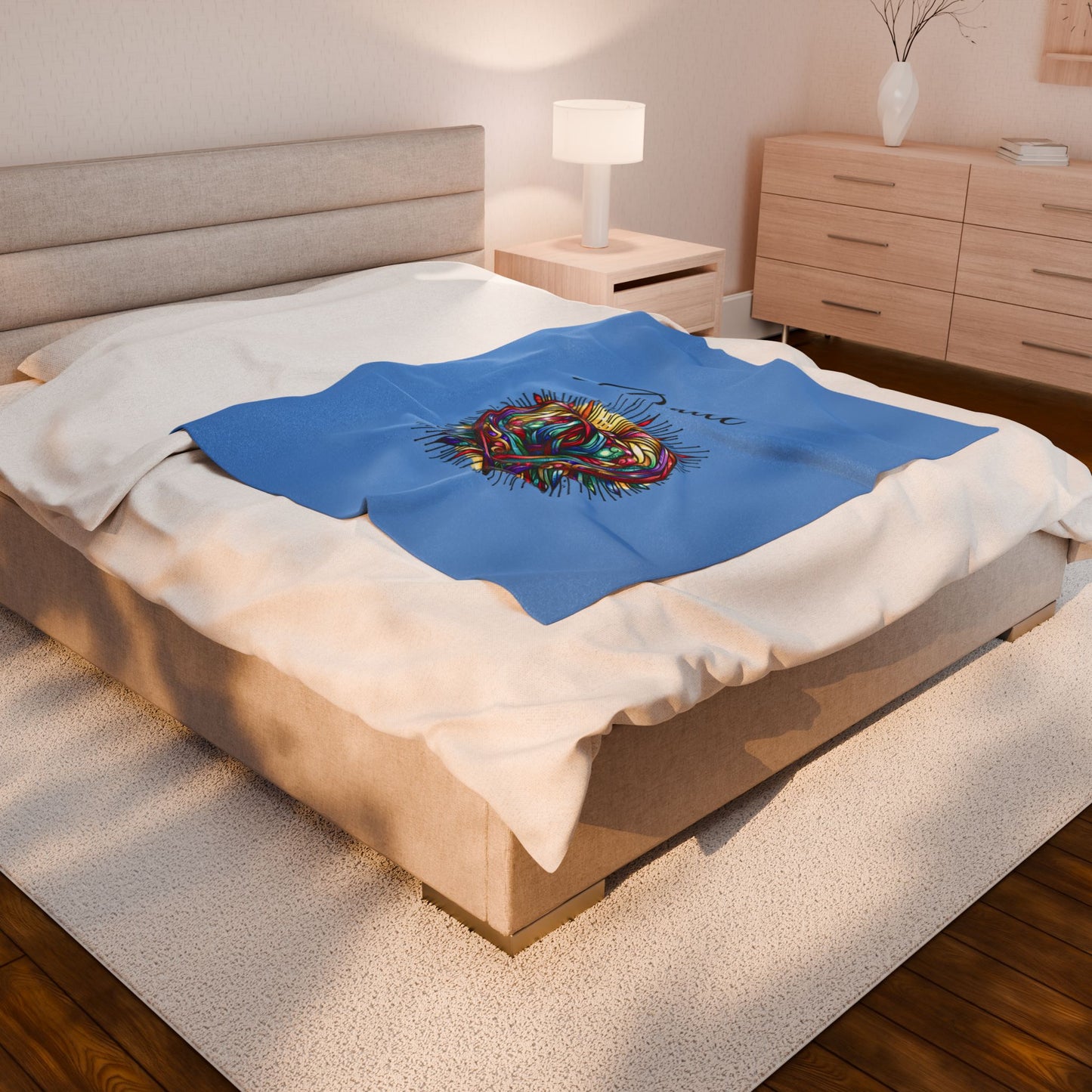 Be Still velveteen plush blanket