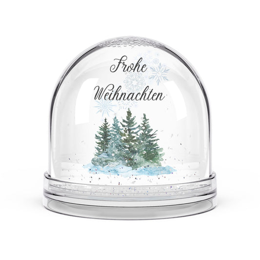 Frohe Weihnachten Snow Globe