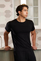 Men's Soft Bamboo Lounge Short Sleeve T-Shirt by Spun Bamboo