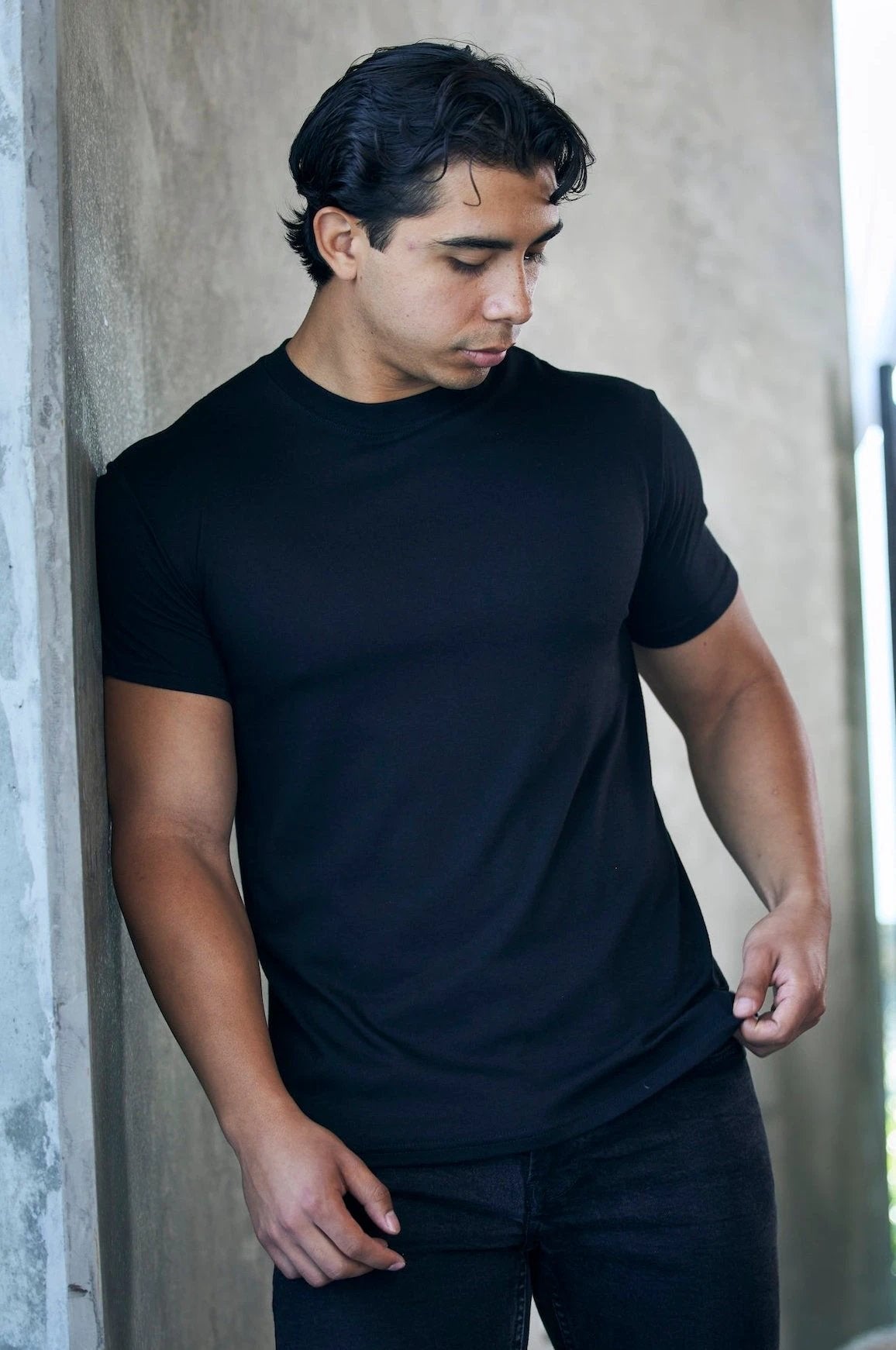 The Original Men's Bamboo Viscose/Organic Cotton Short Sleeve T-Shirt - Classic Cut by Spun Bamboo