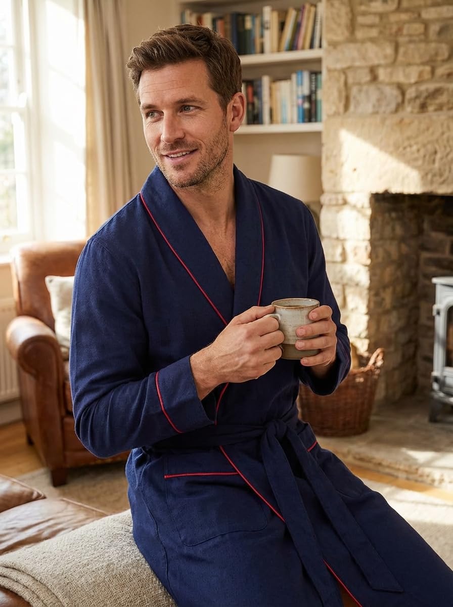 Flannel People Men's Flannel Robe