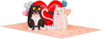 Purrfect Love Frndly Pop Up Card - 8"x6" by Paper Love