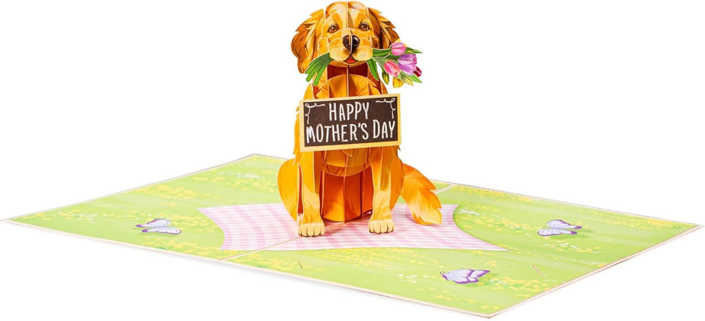 Happy Mother's Day Dog Pop Up Card - 5" x 7" by Paper Love