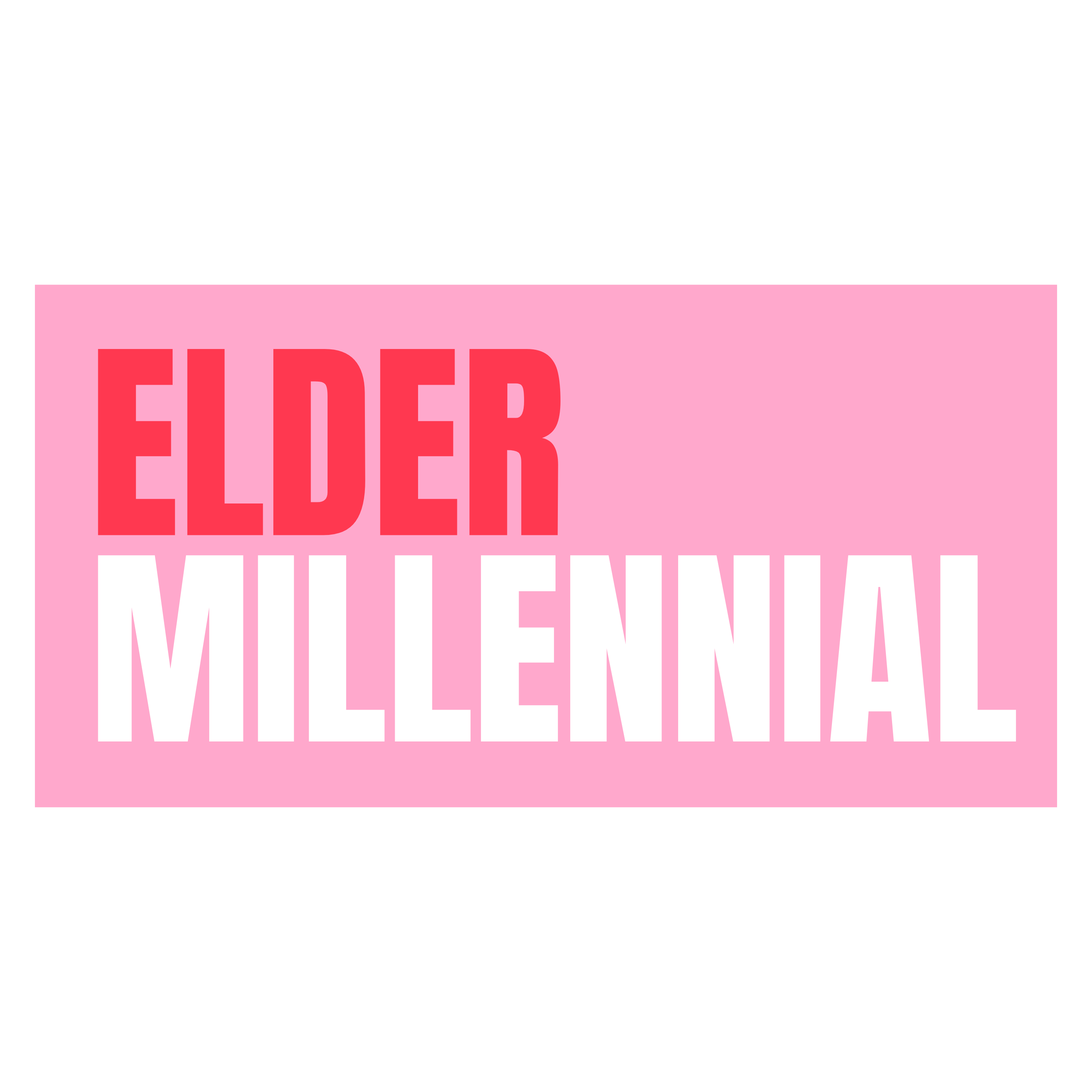 Cute Vinyl Sticker Elder Millennial Pink Sticker by Five Dot Post