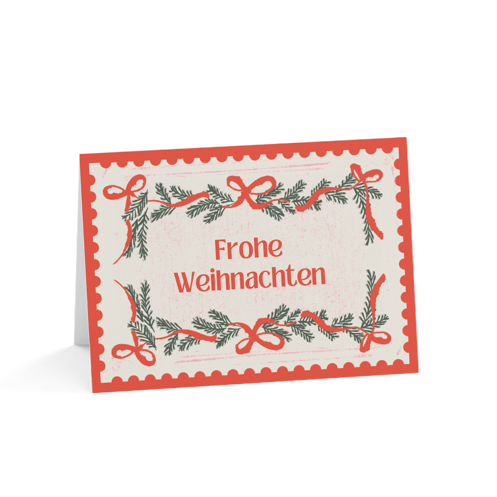 Frohe Weihnachten Greeting Cards - German "Merry Christmas"