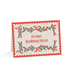 Frohe Weihnachten Greeting Cards - German "Merry Christmas" by Printify
