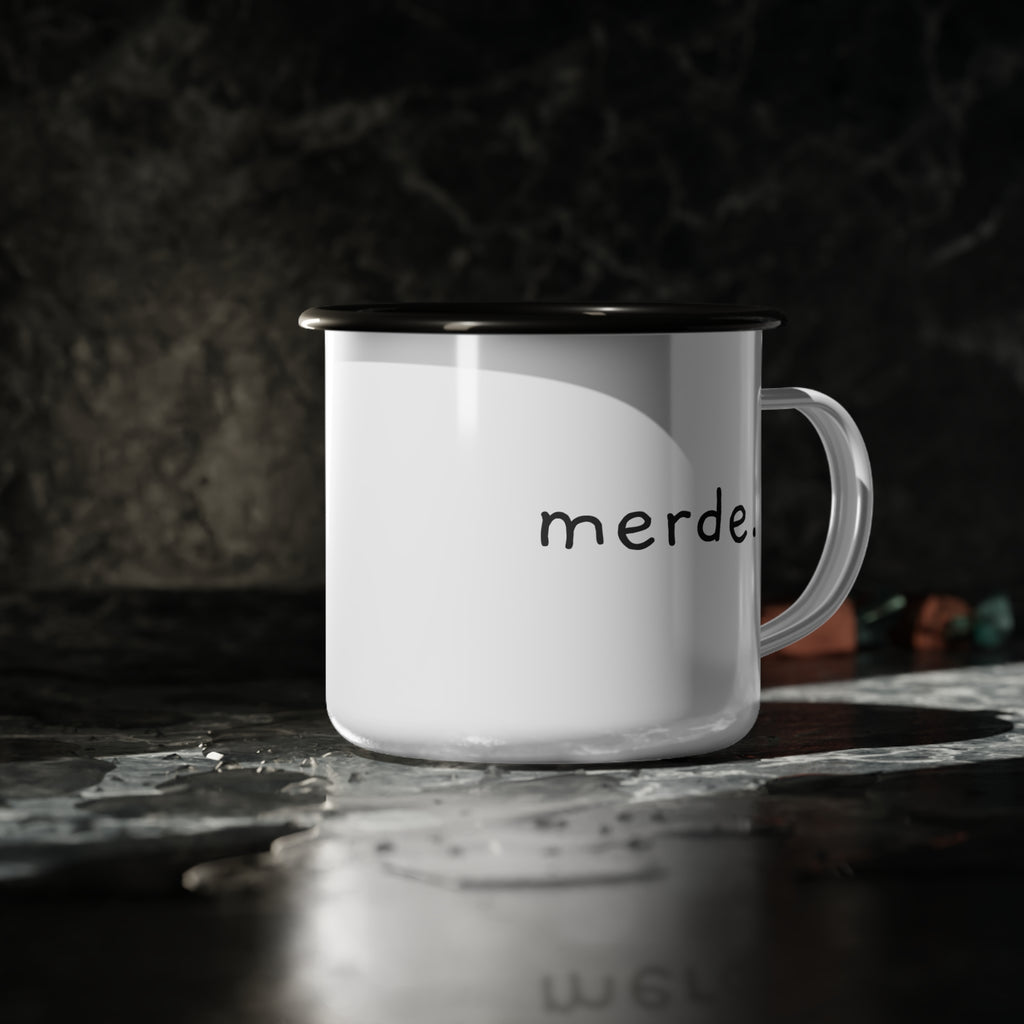 Merde Enamel Camp Cup