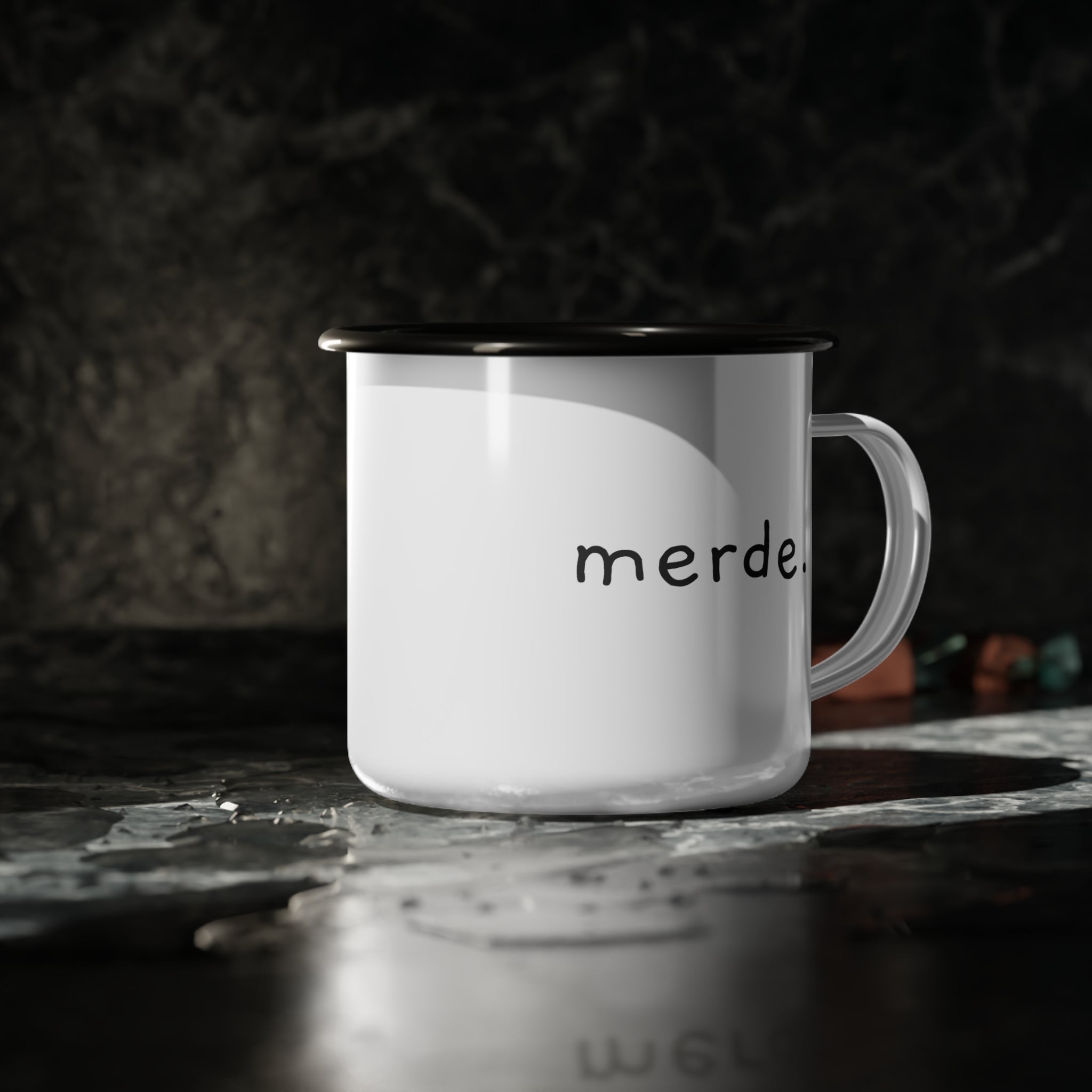Merde Enamel Camp Cup