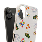 Mexican fiesta Biodegradable Phone Case — Colorful Fiesta Icons Eco iPhone Cover