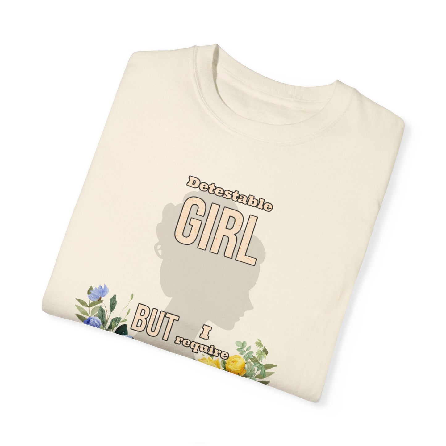 Detestable Girl but I require tea Oscar Wilde Quote T-Shirt, Importance of Being Earnest