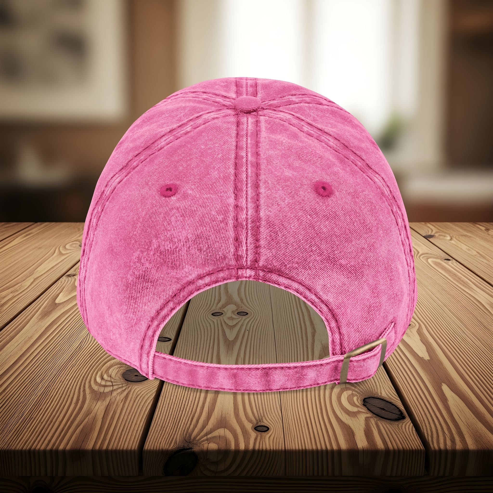 Bespattered Facade "I'm Fine" Black Embroidered Vintage Cap