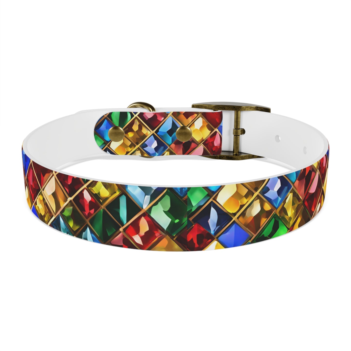Collier pour chien à imprimé bijou