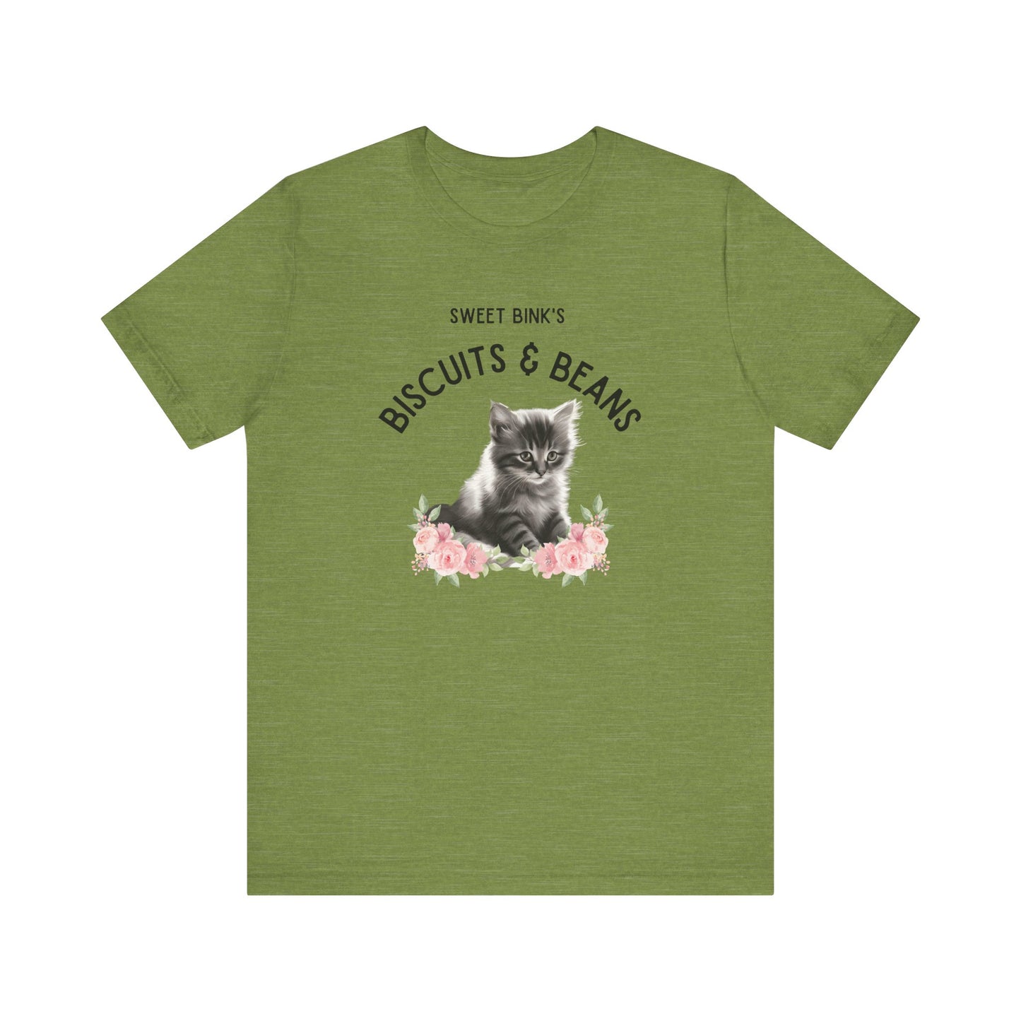 Sweet Bink's Biscuits and Beans cat tee