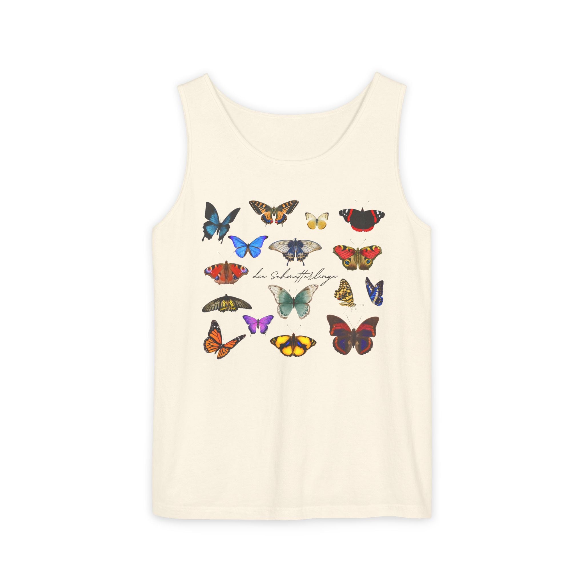 Die Schmetterlinge Tank Top — German Butterflies Graphic Tank
