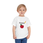 Pomme Toddler Short Sleeve Tee by Printify