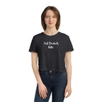Auf Deutsch, bitte women's flowy cropped Tee