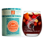 Marlin Etched Old-Fashioned Glass - 12 oz