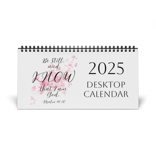 Bible verse Desktop Calendar (2025 grid)
