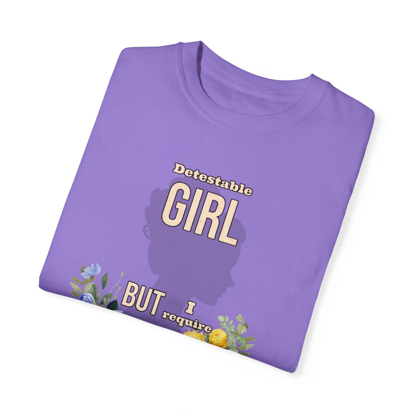 Detestable Girl but I require tea Oscar Wilde Quote T-Shirt, Importance of Being Earnest
