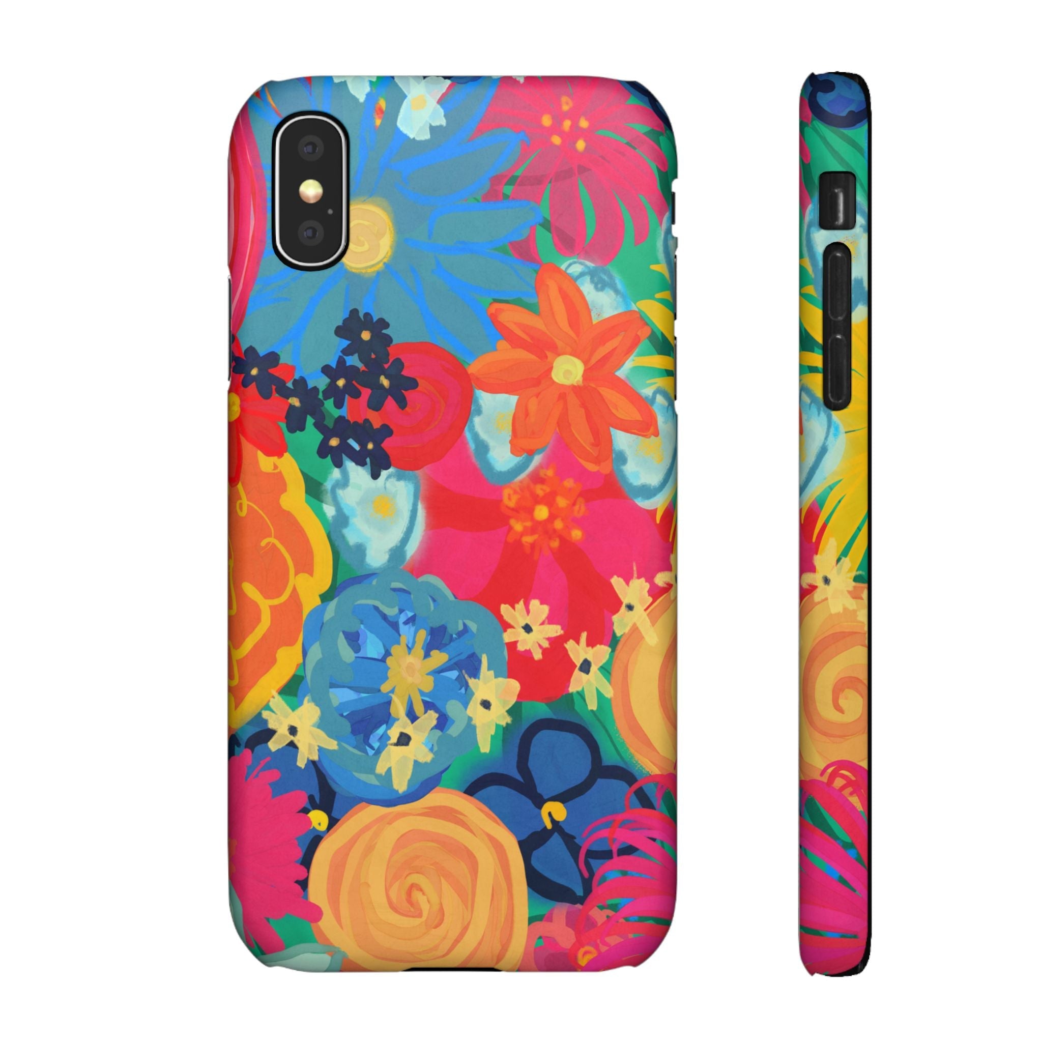 Bespattered Facade Bold Florals Snap Case