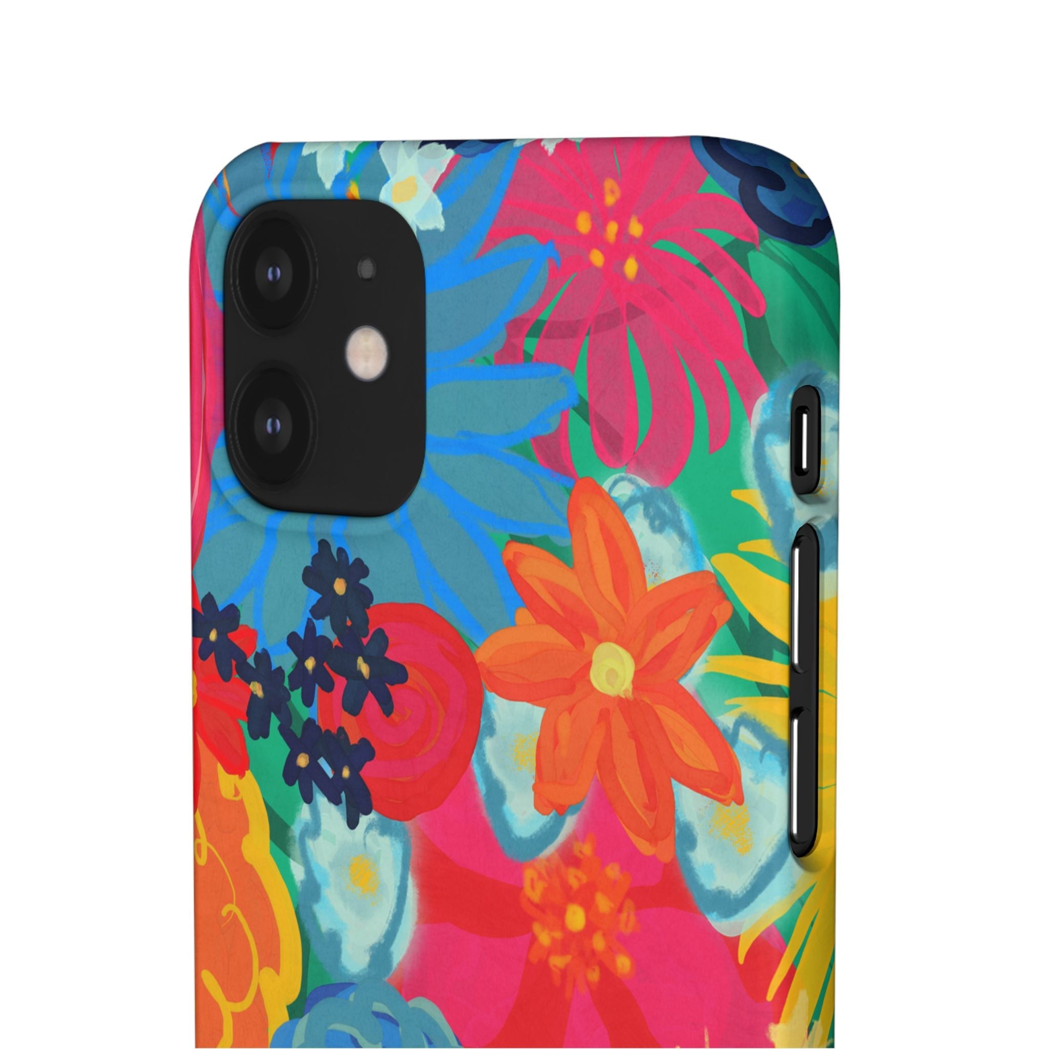 Bespattered Facade Bold Florals Snap Case