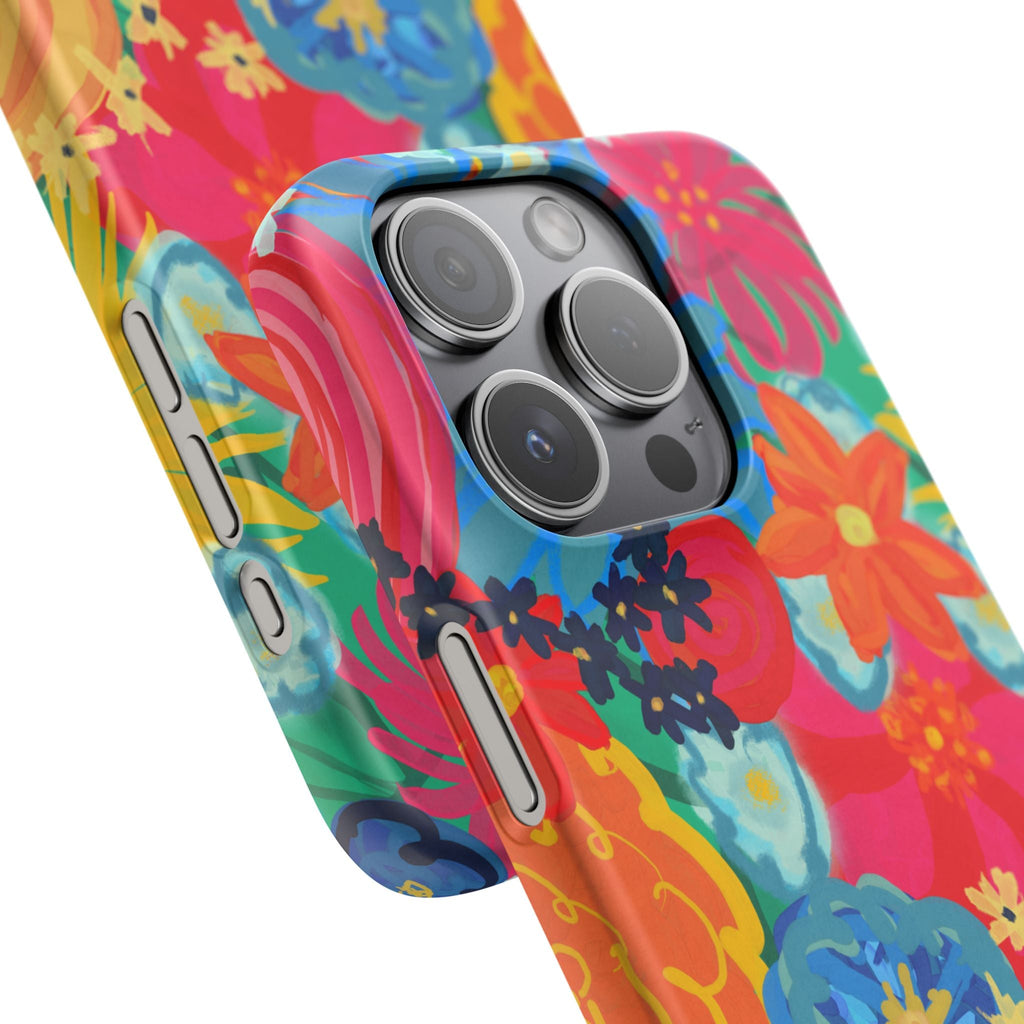 Bespattered Facade Bold Florals Snap Case