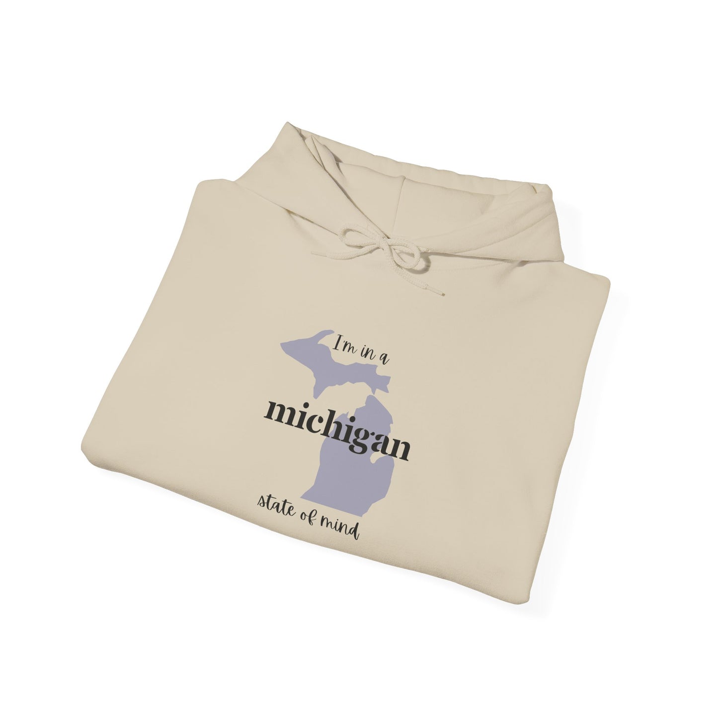 I'm in a Michigan state of mind Hooded Sweatshirt