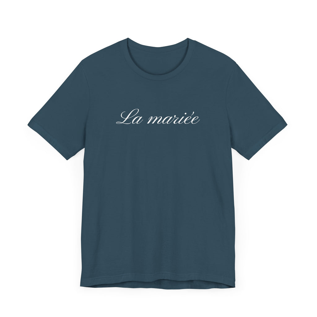 La mariée bride T-Shirt, Wedding Tee, Bridal Party Shirt - La Vie Bien - Bachelorette party - Bachelorette party French