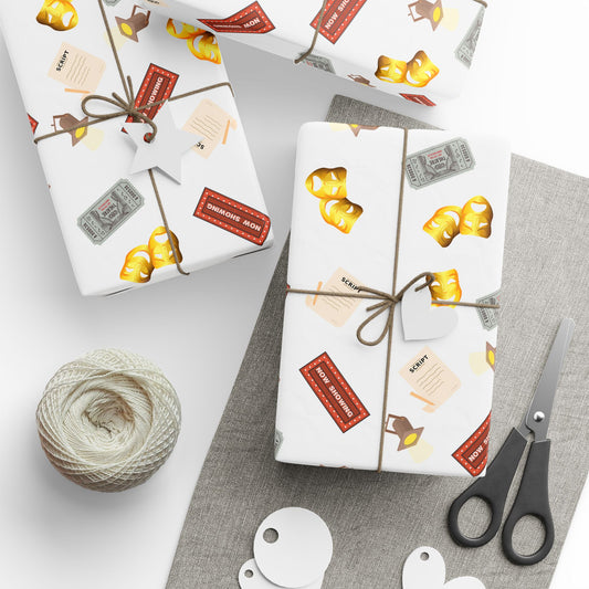 Broadway Theatre themed Wrapping Paper