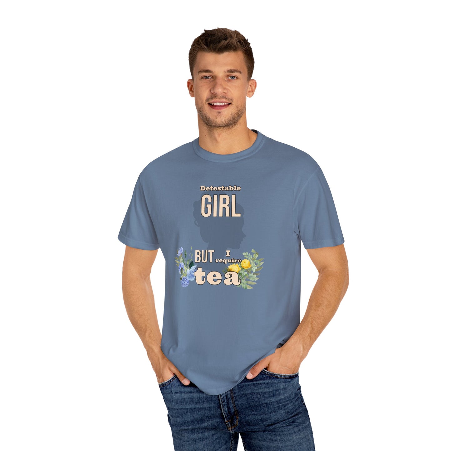 Detestable Girl but I require tea Oscar Wilde Quote T-Shirt, Importance of Being Earnest