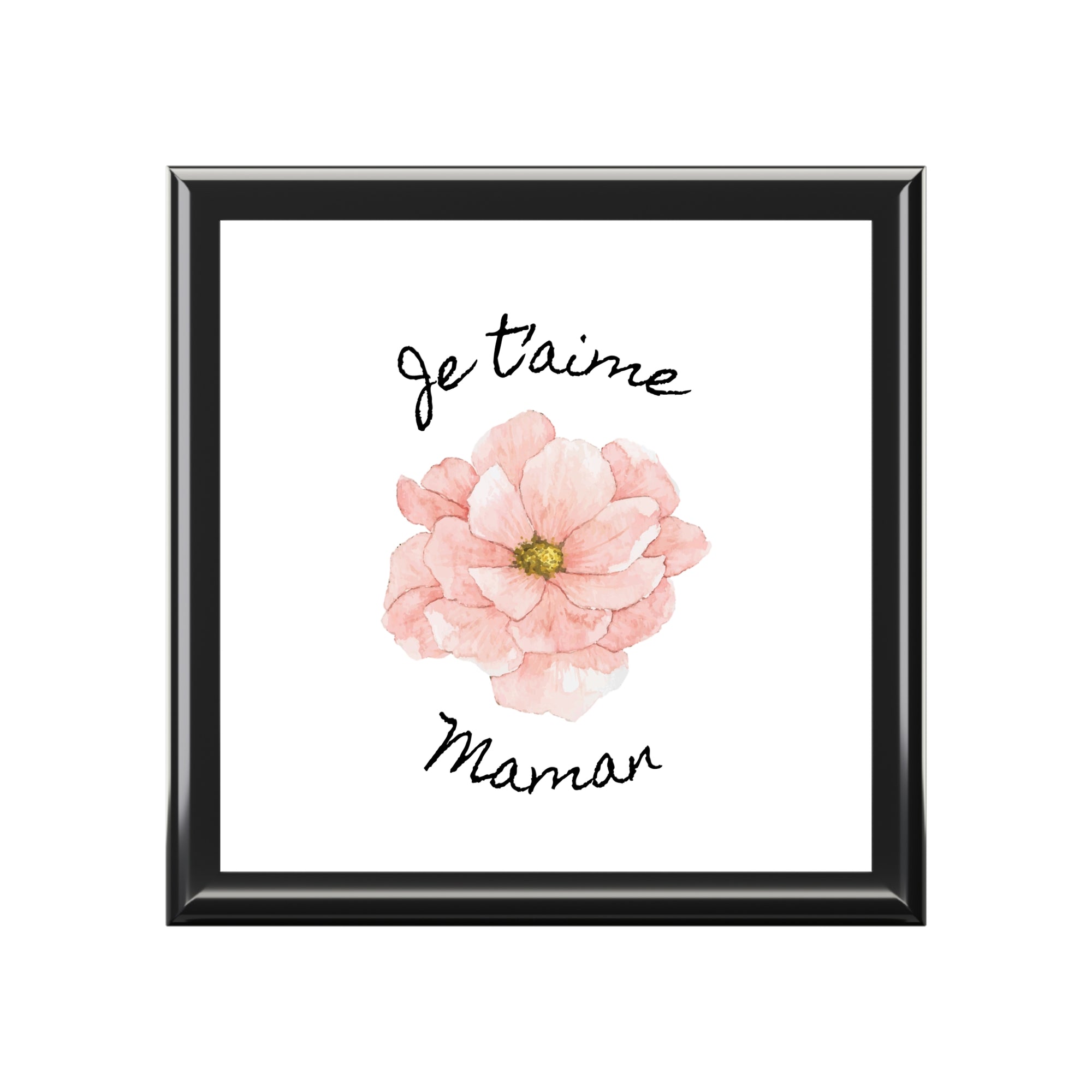 Je t'aime Maman boîte à bijoux pour Maman