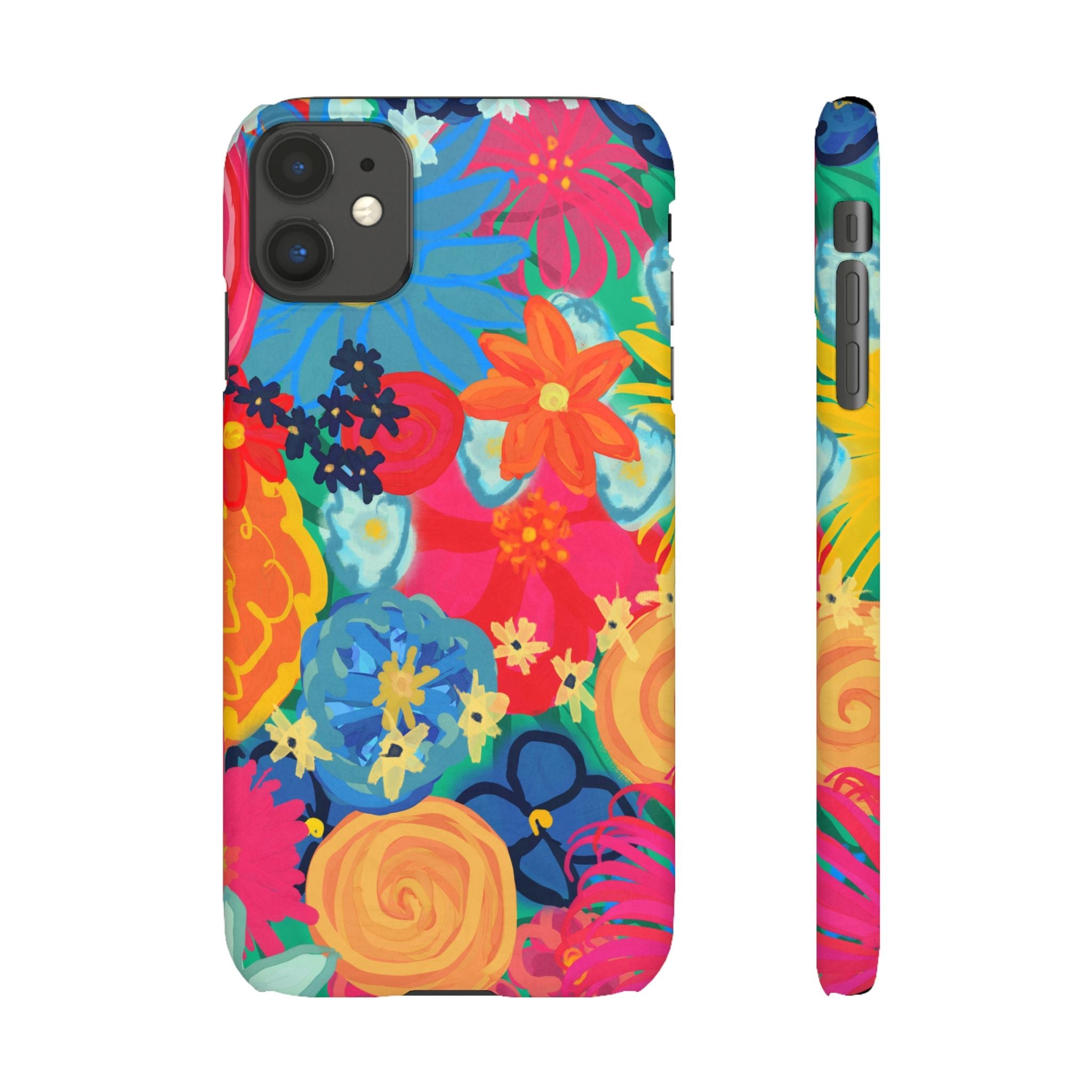Bespattered Facade Bold Florals Snap Case
