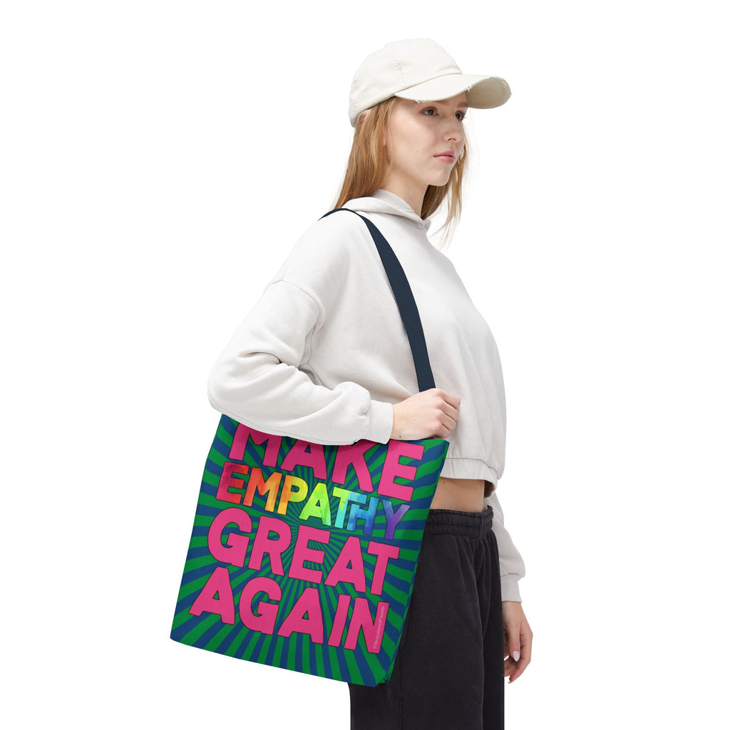 Bespattered Facade Make Empathy Great Again Eco-Friendly Carryall Tote Bag