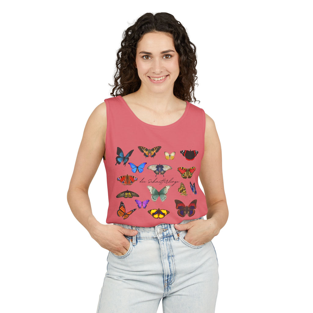 Die Schmetterlinge Tank Top — German Butterflies Graphic Tank