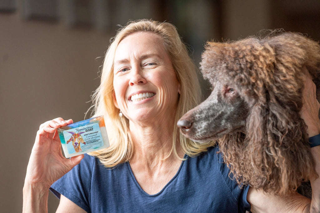 COCONUT LIME VERBENA GOATS MILK SOAP SLICE 5 oz. by Essential Journeys