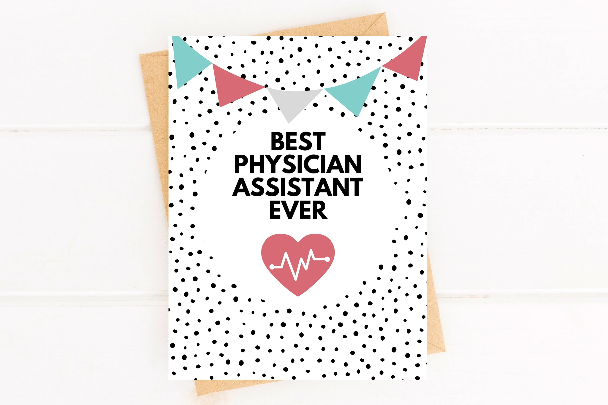 Physician Assistant Card - Thank You Greeting Card by Five Dot Post