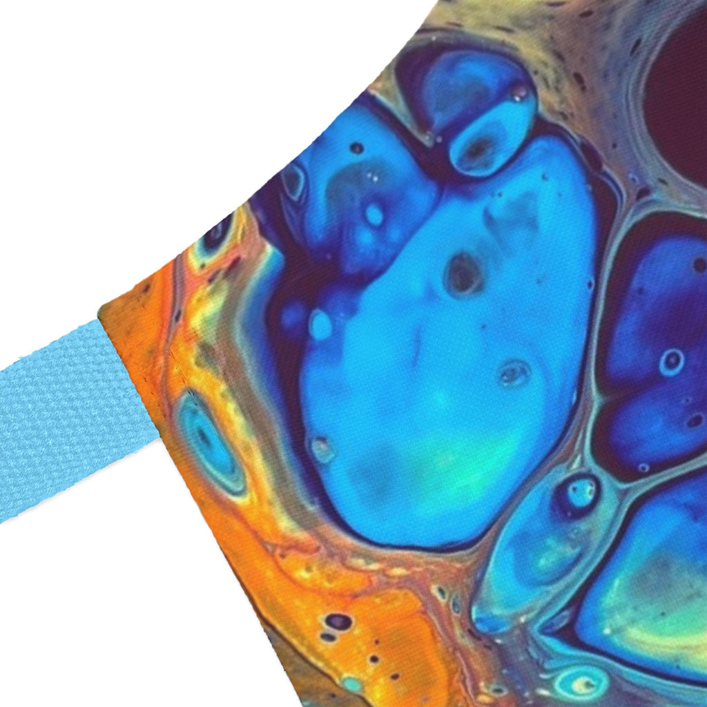 Bespattered Facade Intergalactic Rainbow Tie-Back Canvas Apron