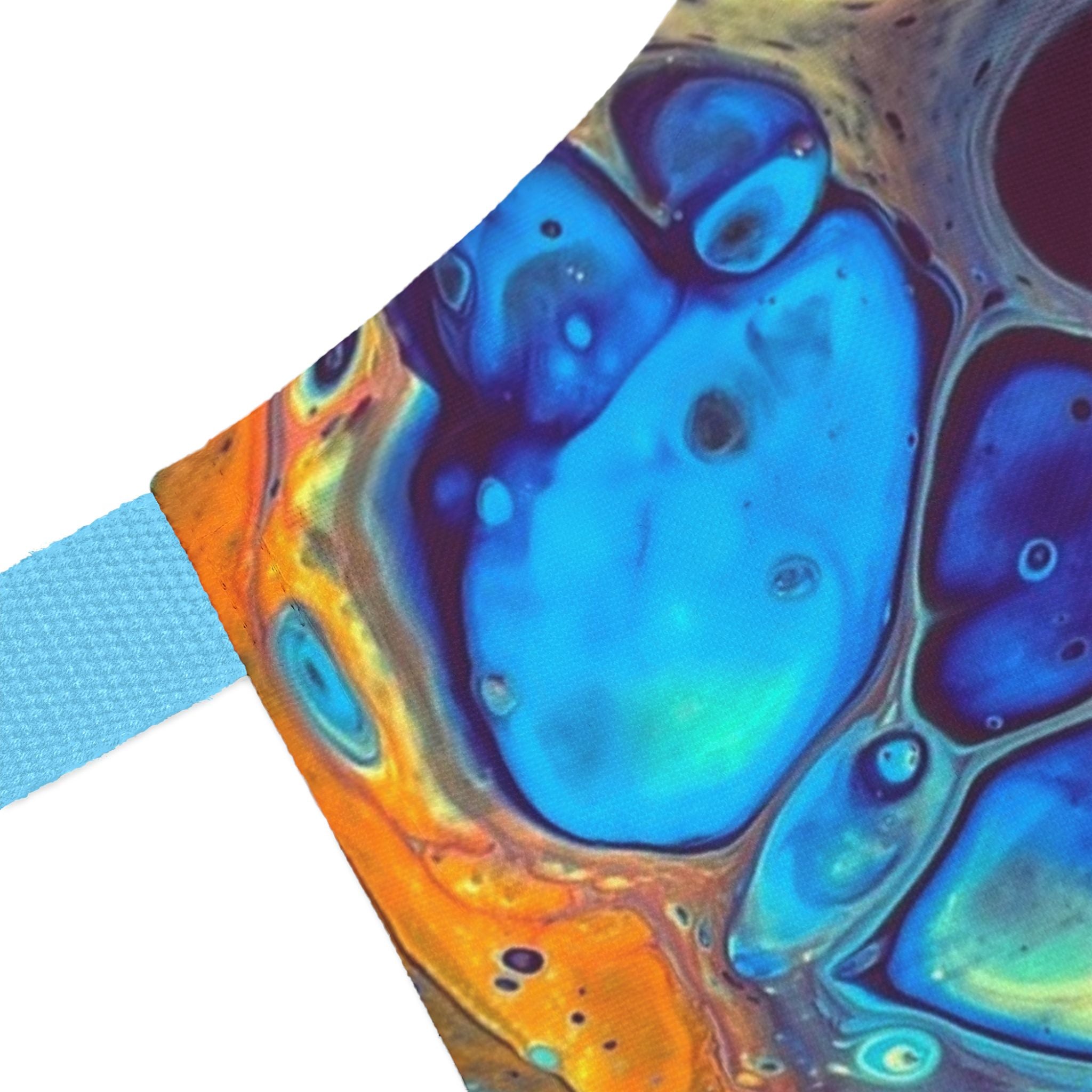 Bespattered Facade Intergalactic Rainbow Tie-Back Canvas Apron