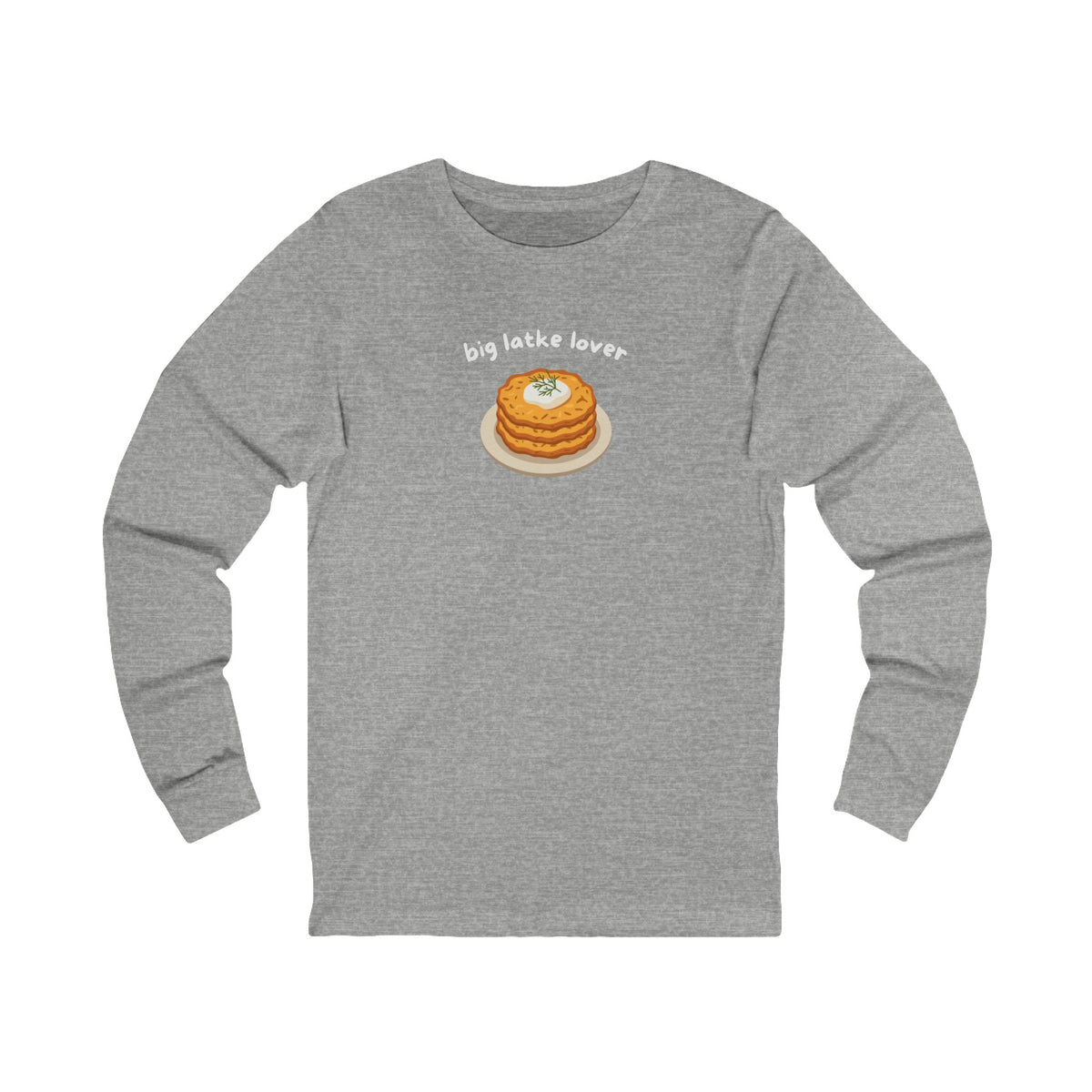 Big Latke Lover Potato Pancake Long Sleeve Tee