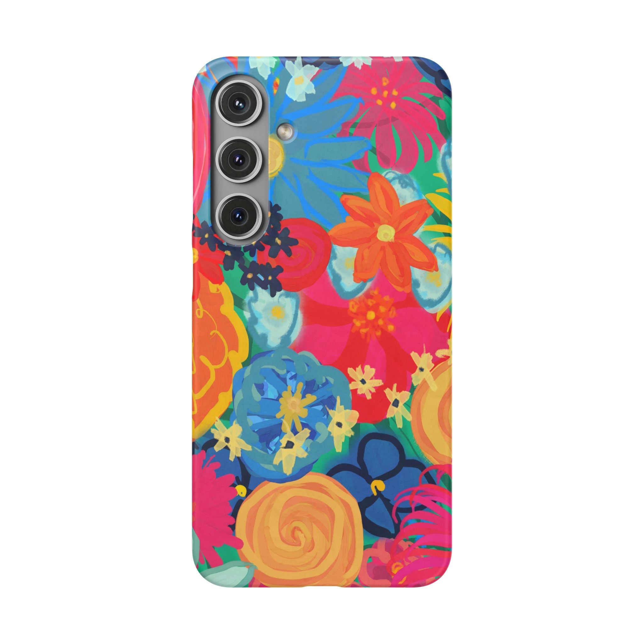 Bespattered Facade Bold Florals Snap Case