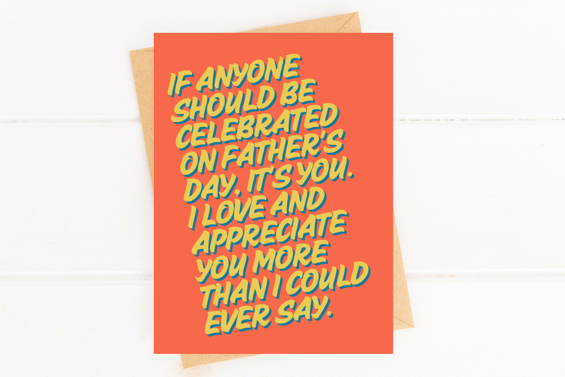Father's Day Card for Father Figure, Step Dad, Uncle Card