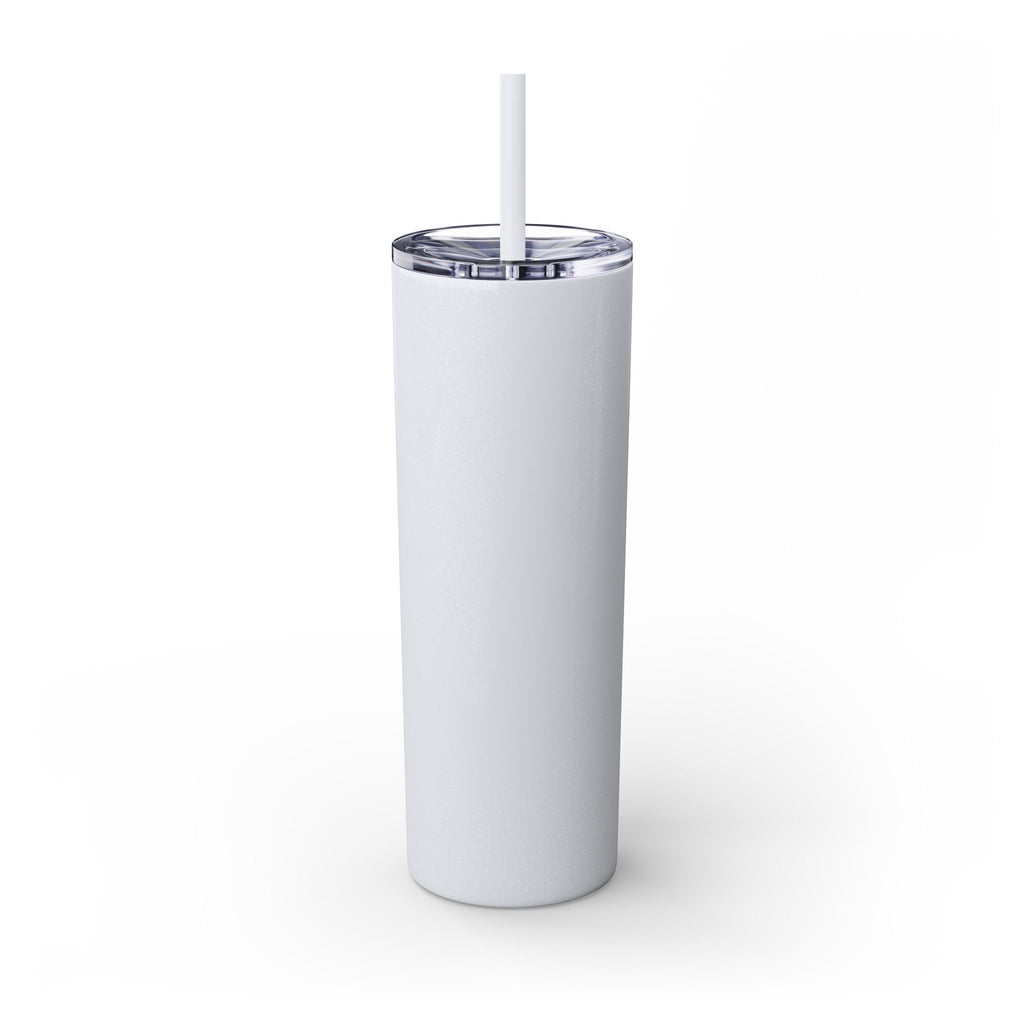 Meilleure amie du monde Skinny Tumbler with Straw, 20oz