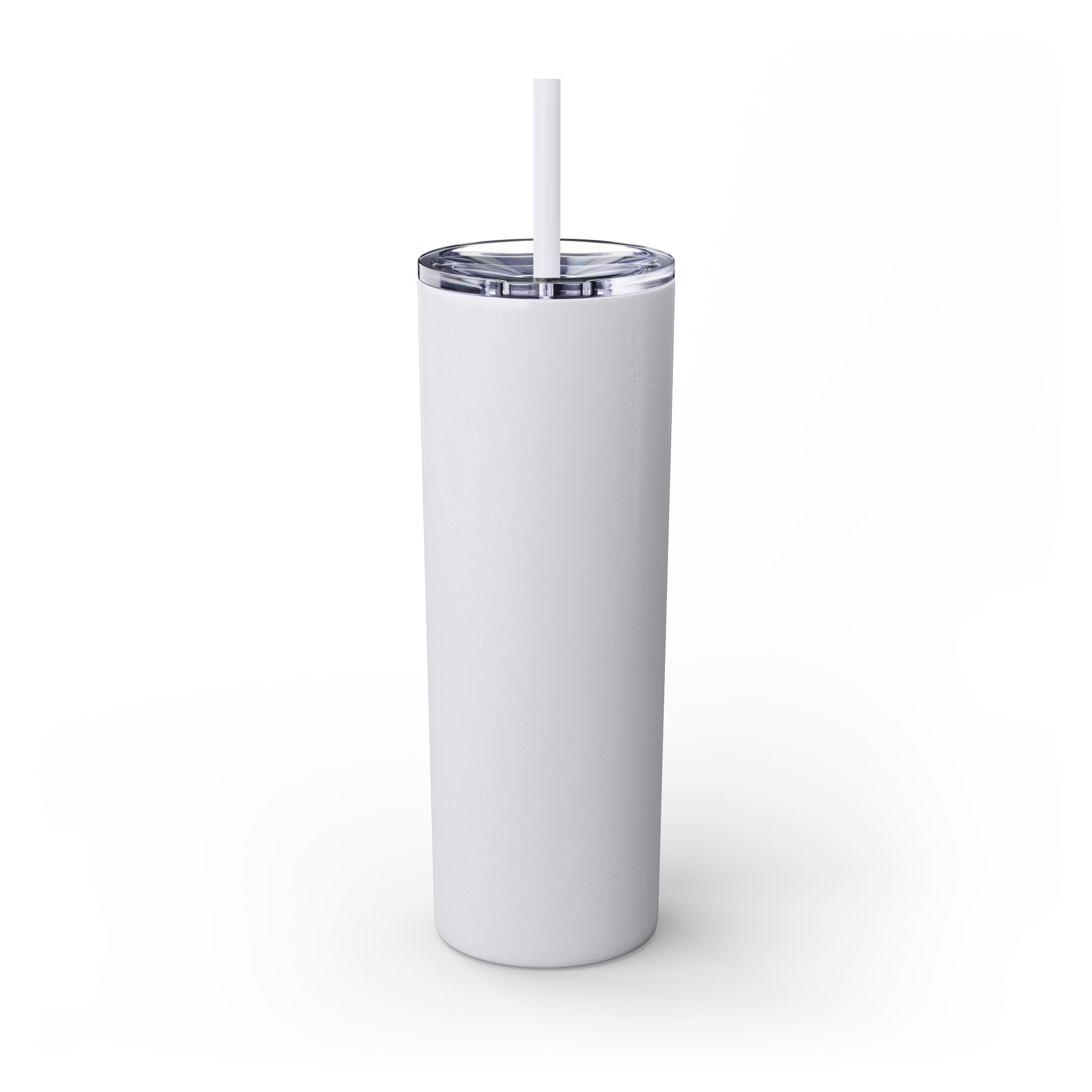 Meilleure amie du monde Skinny Tumbler with Straw, 20oz