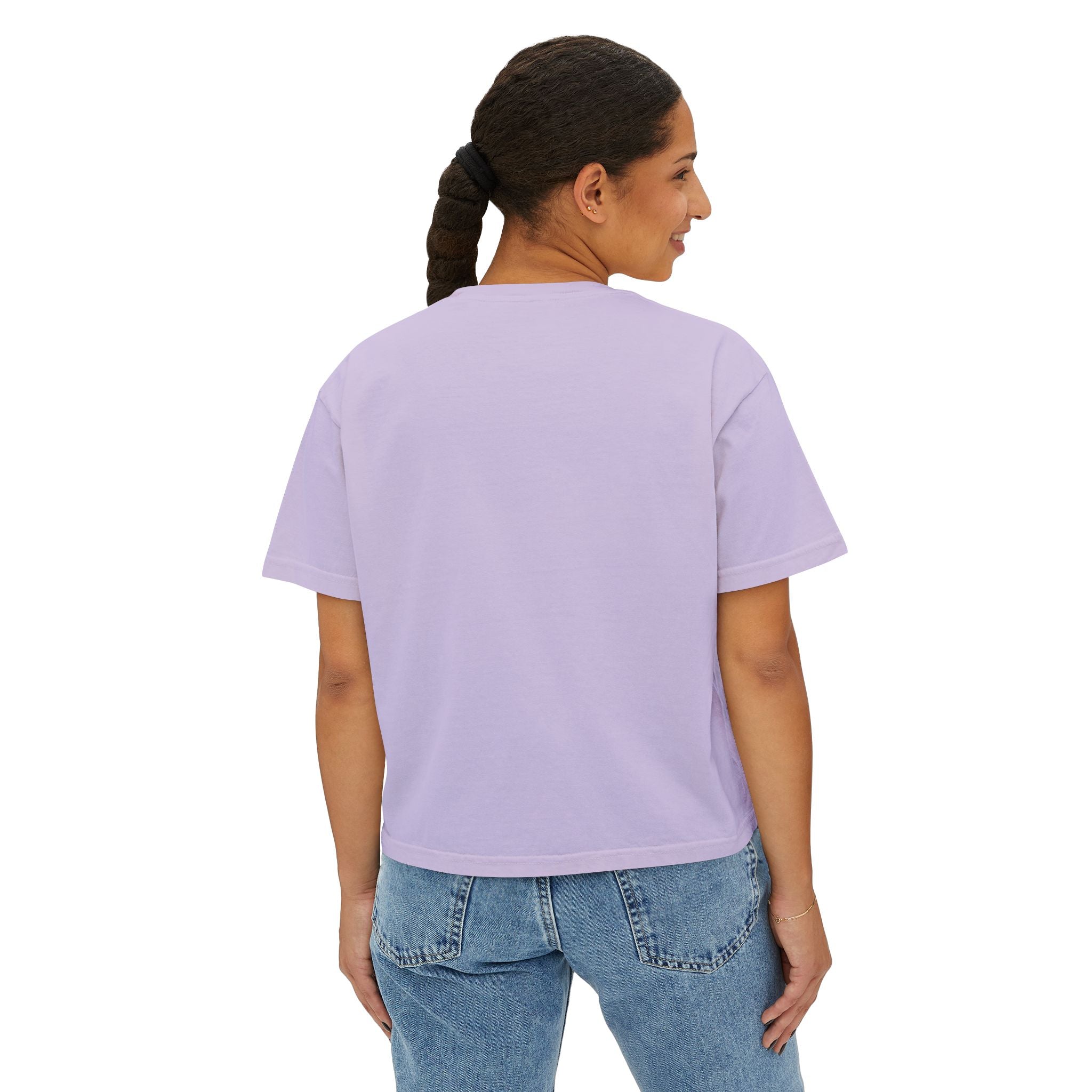 Auf Deutsch bitte Boxy Tee, German Phrase Shirt, Cropped White Tee