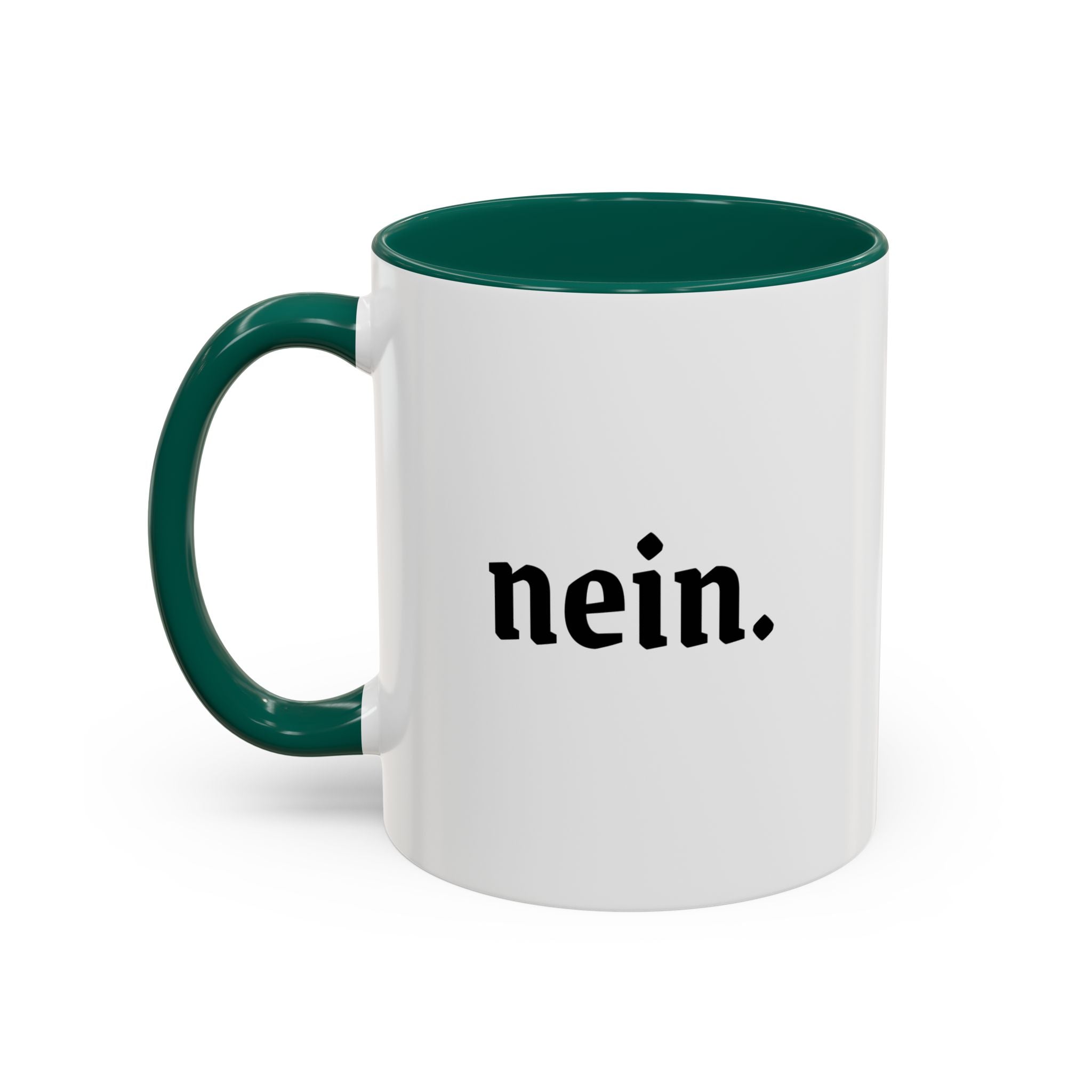 Nein. Mug — Minimalist German Word Coffee Cup (11oz & 15oz)