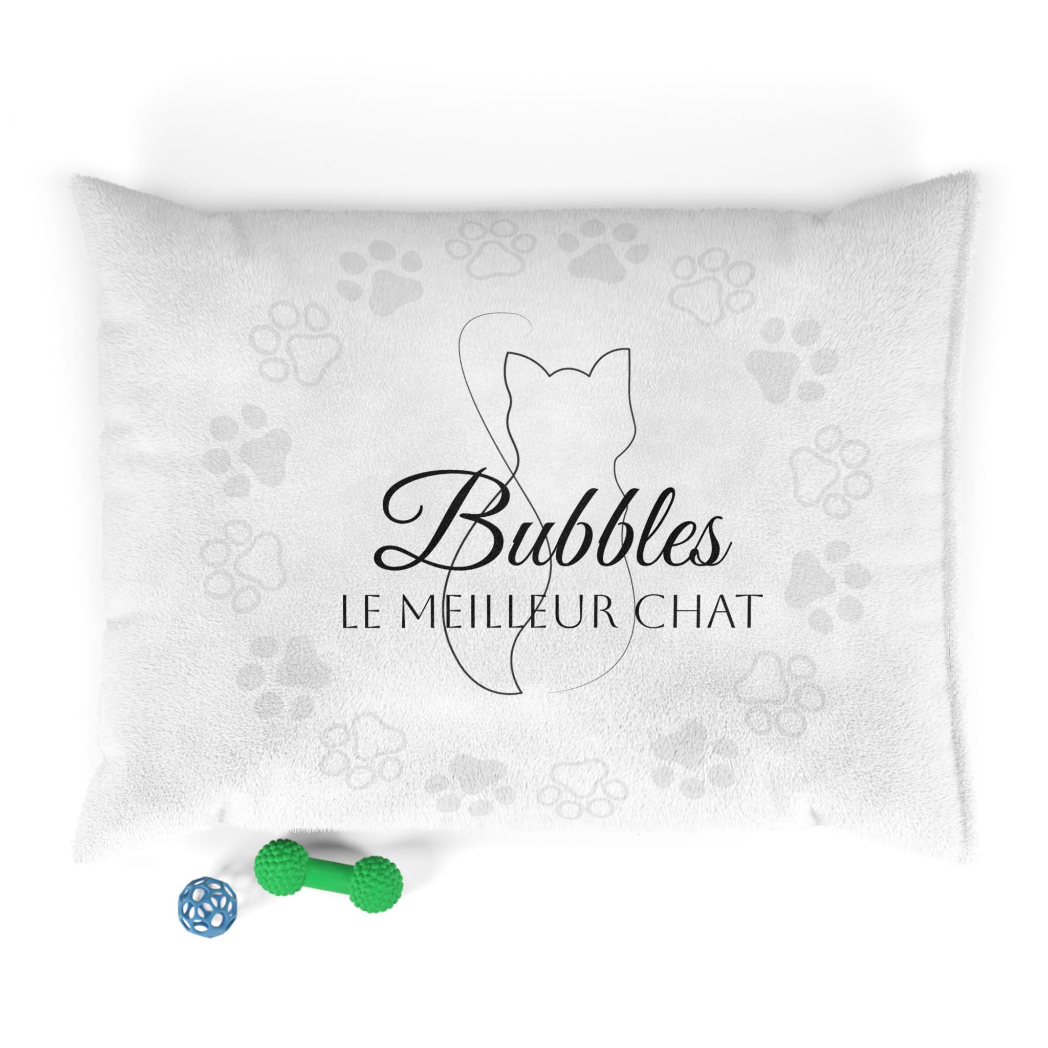 Custom French cat bed, Le meilleur chat